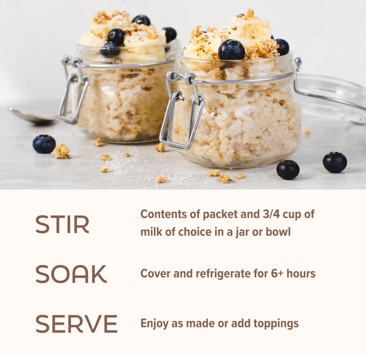 Variety Pack Lactation Overnight Oats